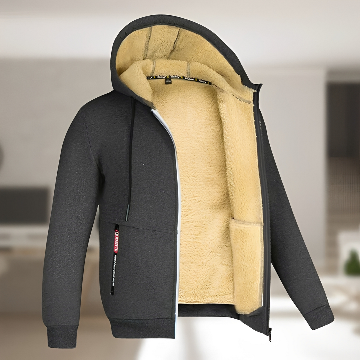 Andrew - Cozy jacket with hood