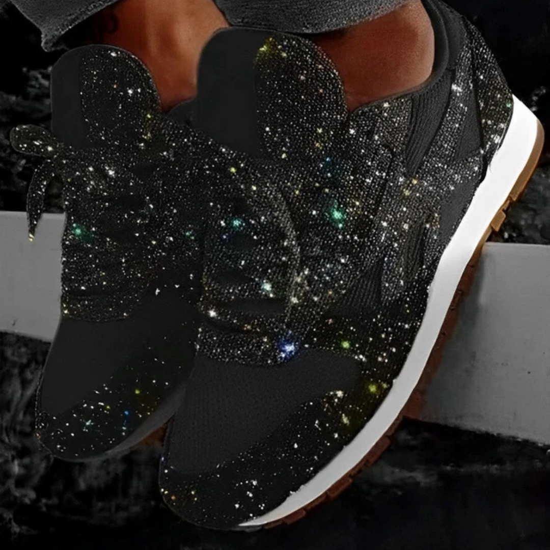 Ross - Stylish glitter sneakers