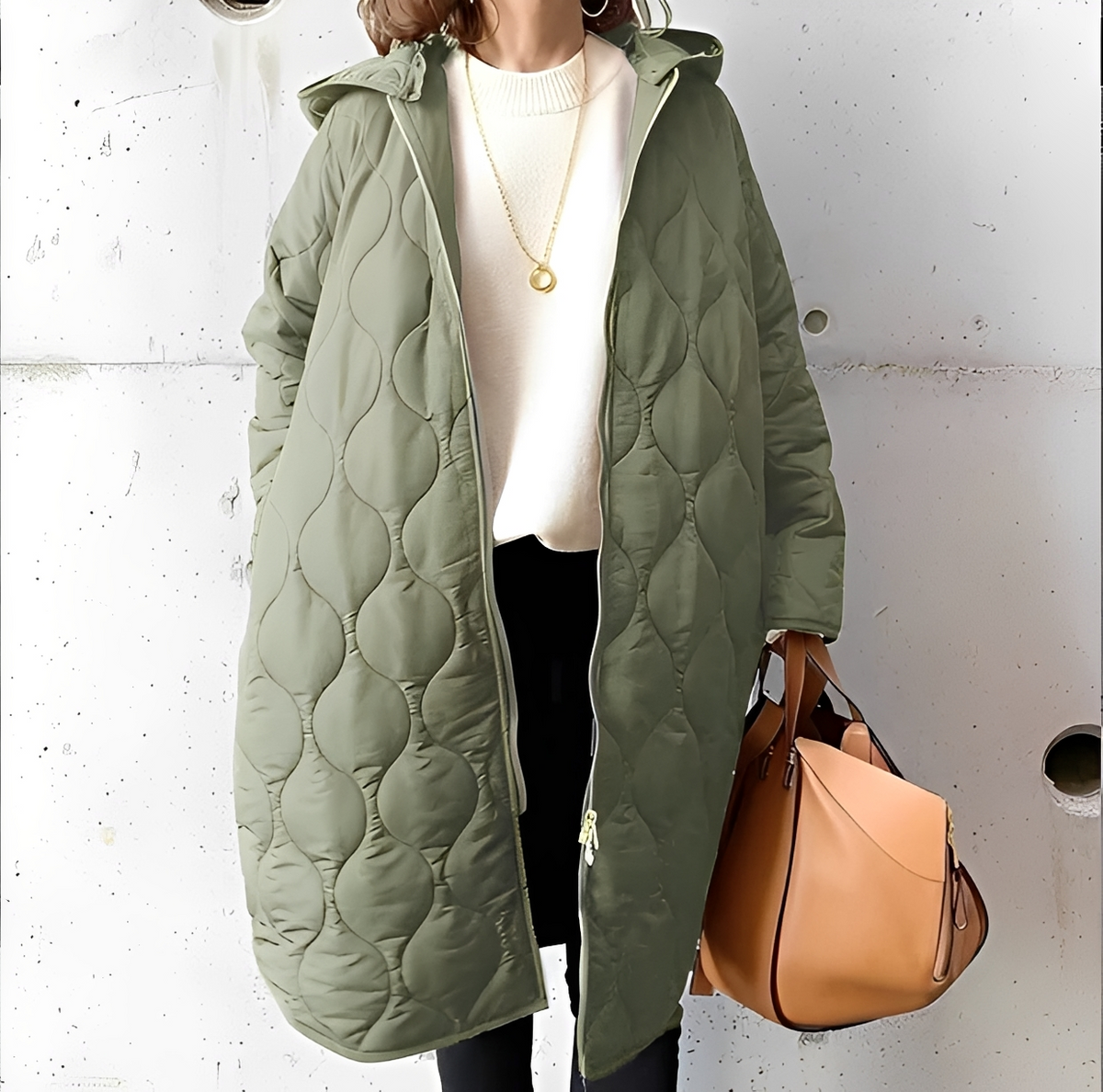 Krystine - Comfortable jacket with hood