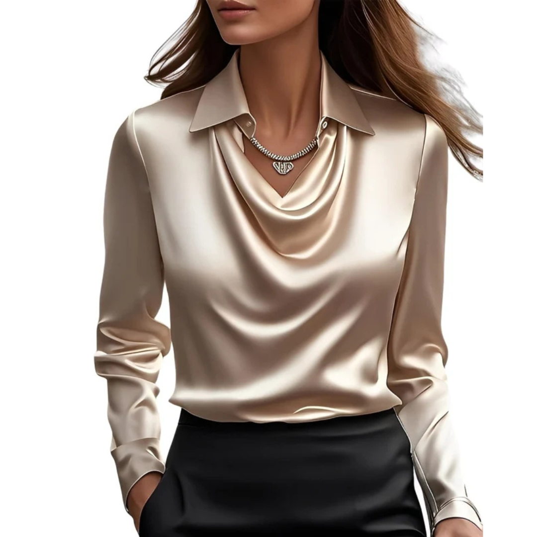 Dionne - Comfortable Long Sleeve Blouse