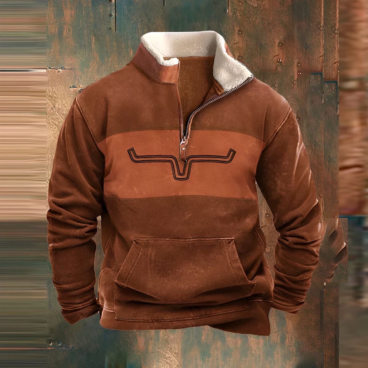 Celio - Elegant jacket with half zipper