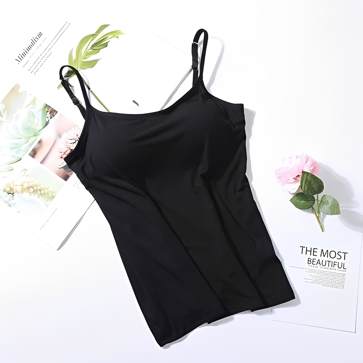 Selena - Elegant top with built-in bra