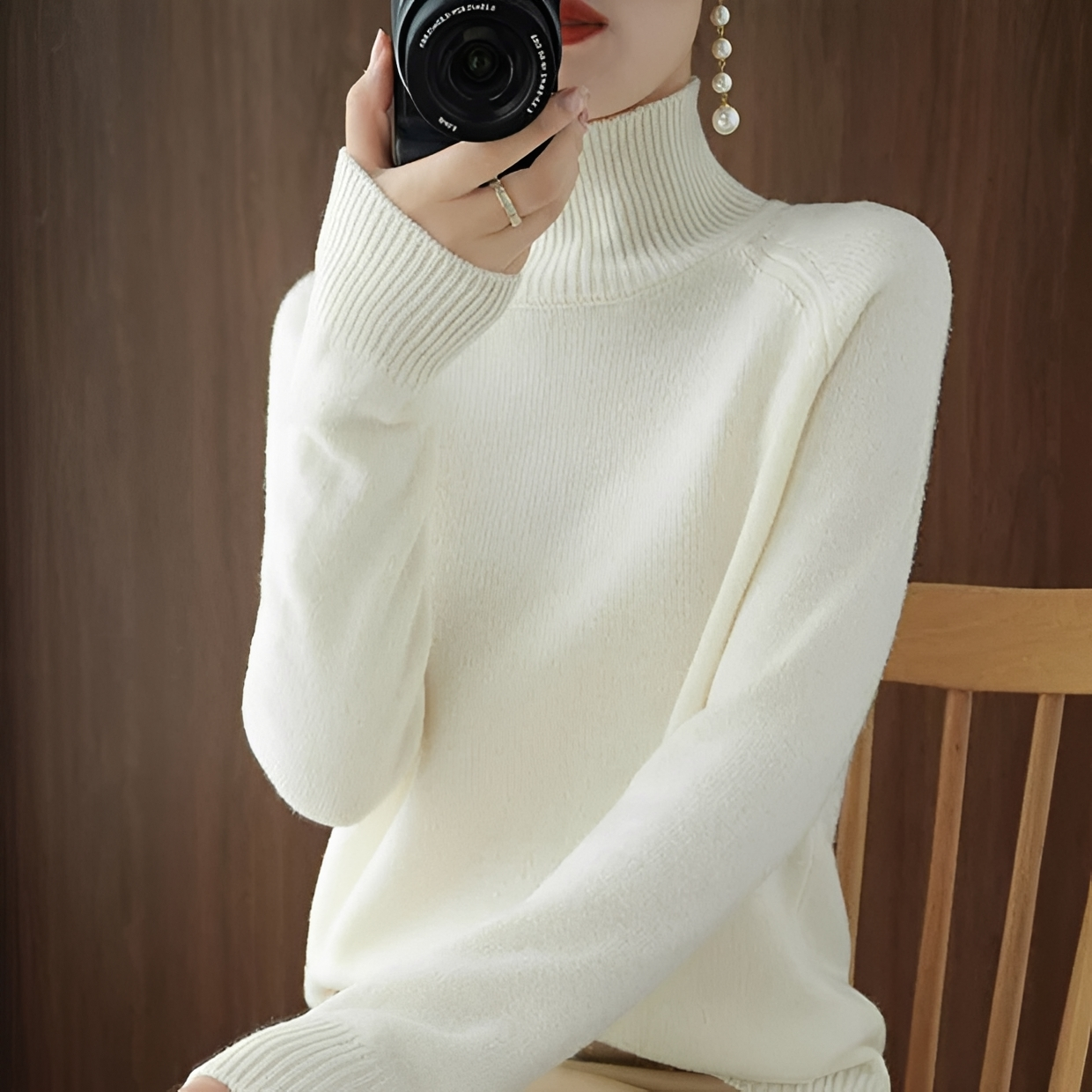 Silvana - Elegant turtleneck sweater