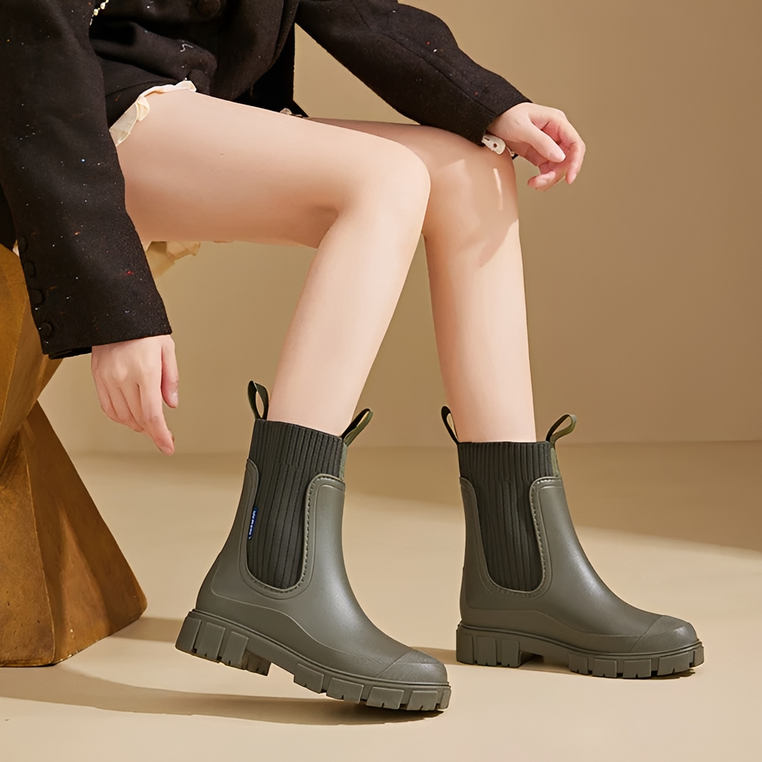 Claire - Comfortable, Waterproof Rain Boots