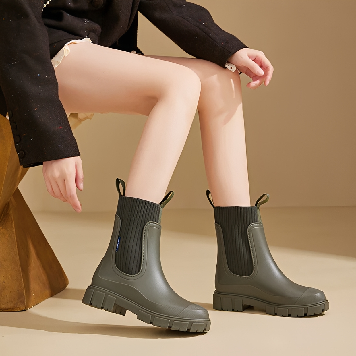 Claire - Comfortable, Waterproof Rain Boots