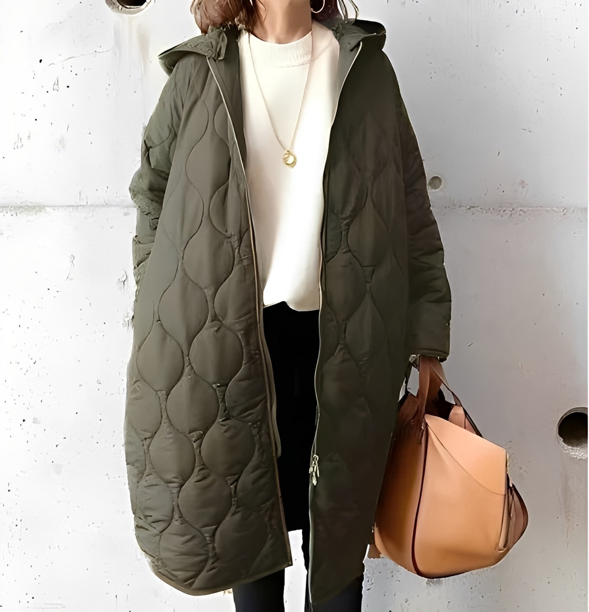 Krystine - Comfortable jacket with hood