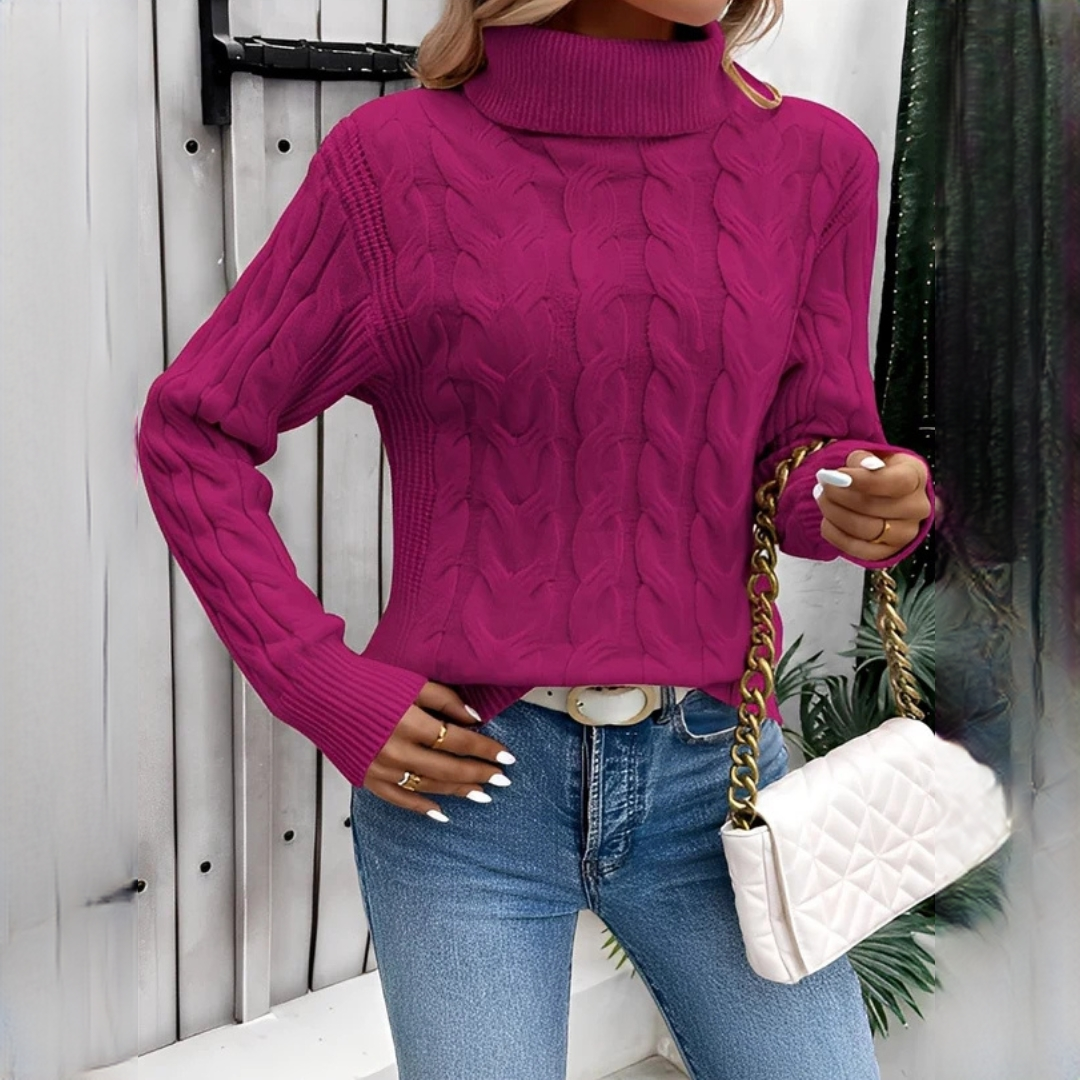 Amélie - Comfortable turtleneck sweater