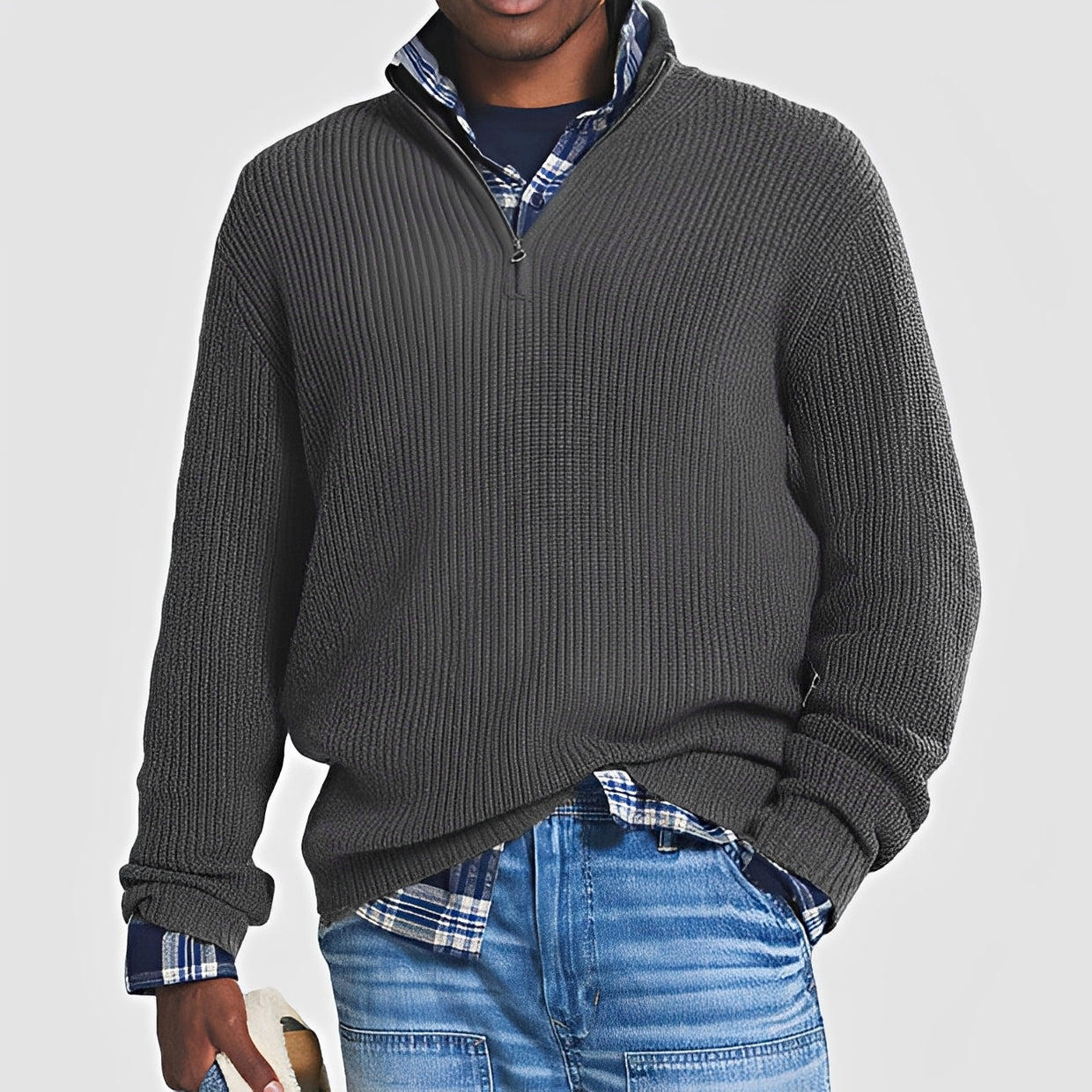 Constantine - Warm half-zip sweater