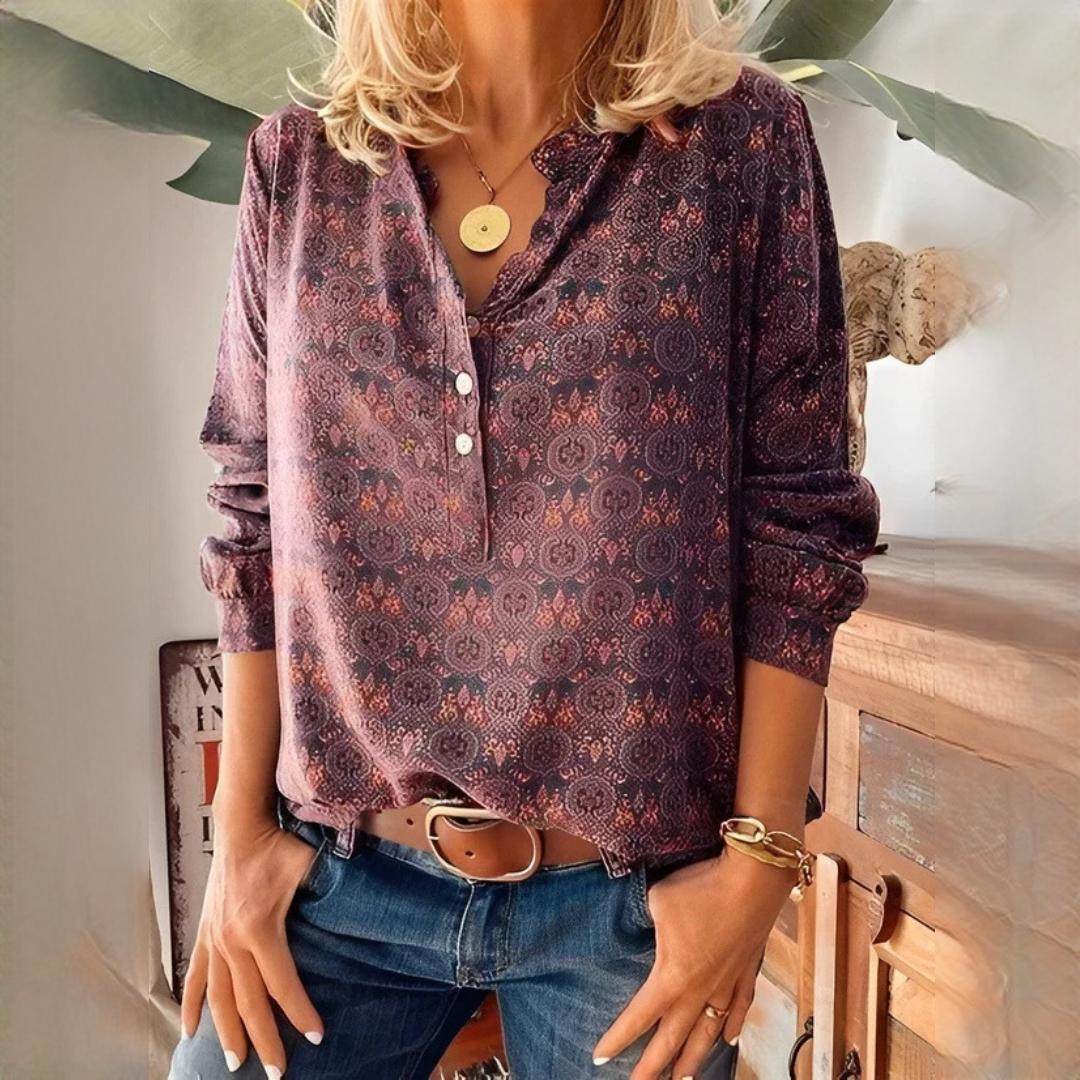 Adelinde - Elegant vintage top