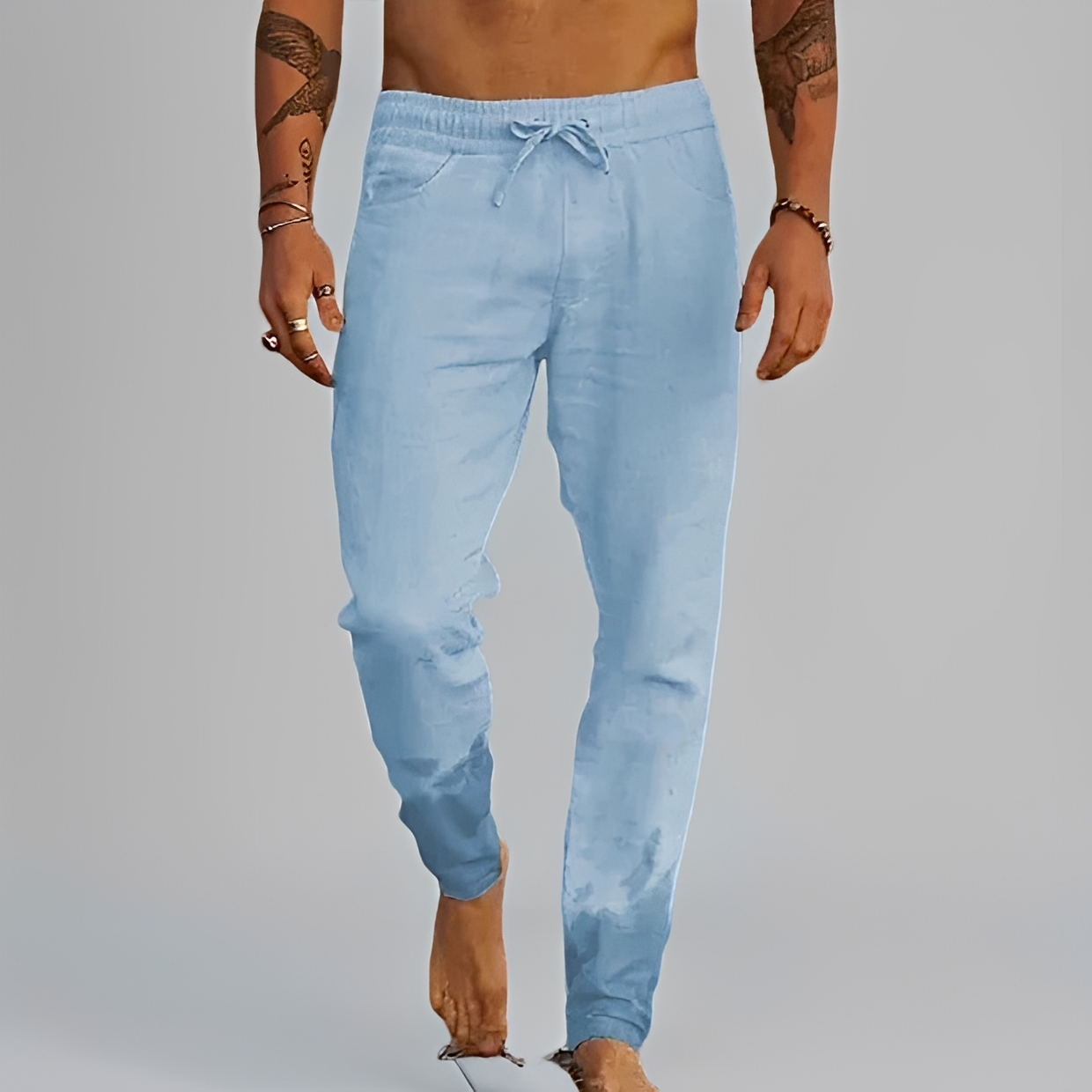 Maiko - Stylish pants with drawstring