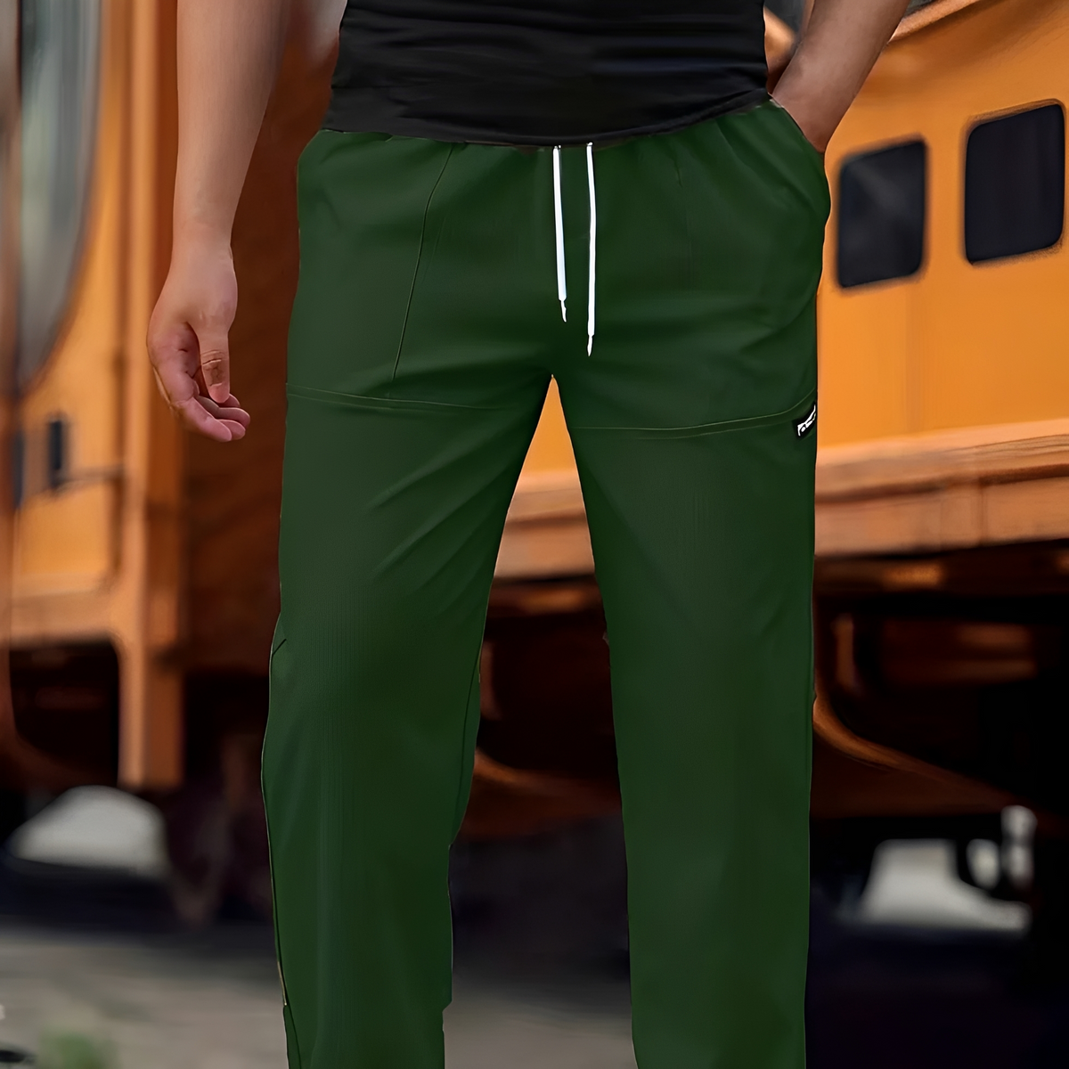 Jasper - Comfortable pants with drawstring