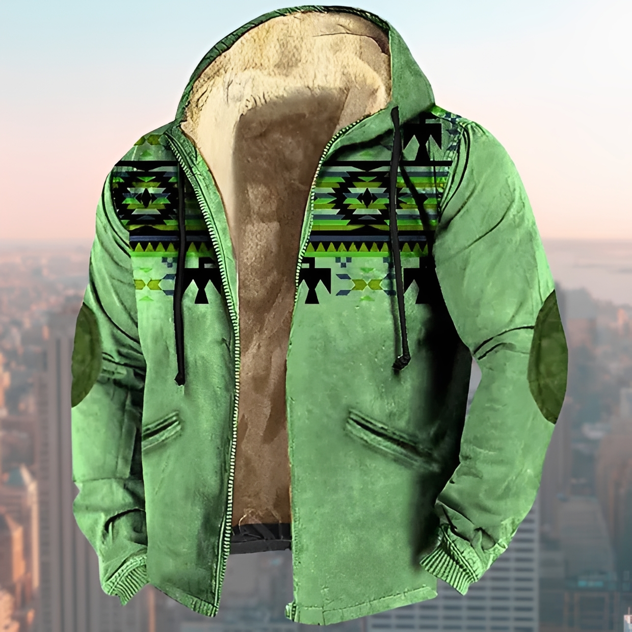 Laszlo - Vintage-style hoodie jacket