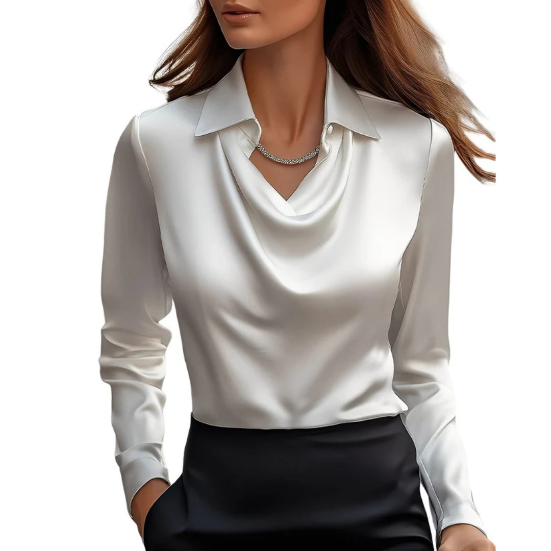 Dionne - Comfortable Long Sleeve Blouse