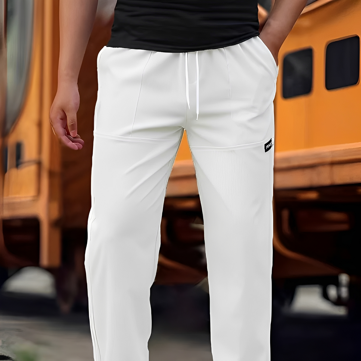Jasper - Comfortable pants with drawstring