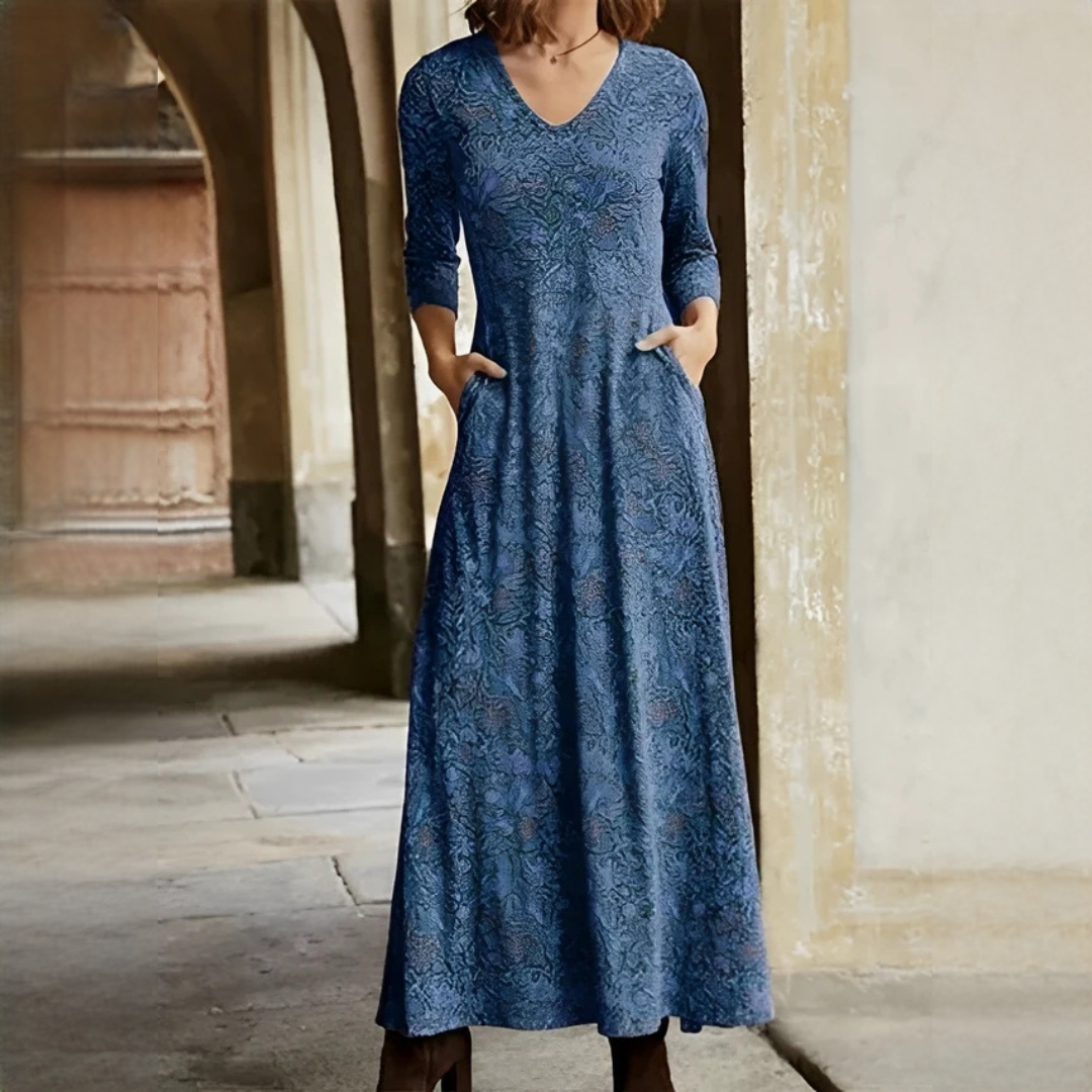Sophie - Vintage dress with long sleeves