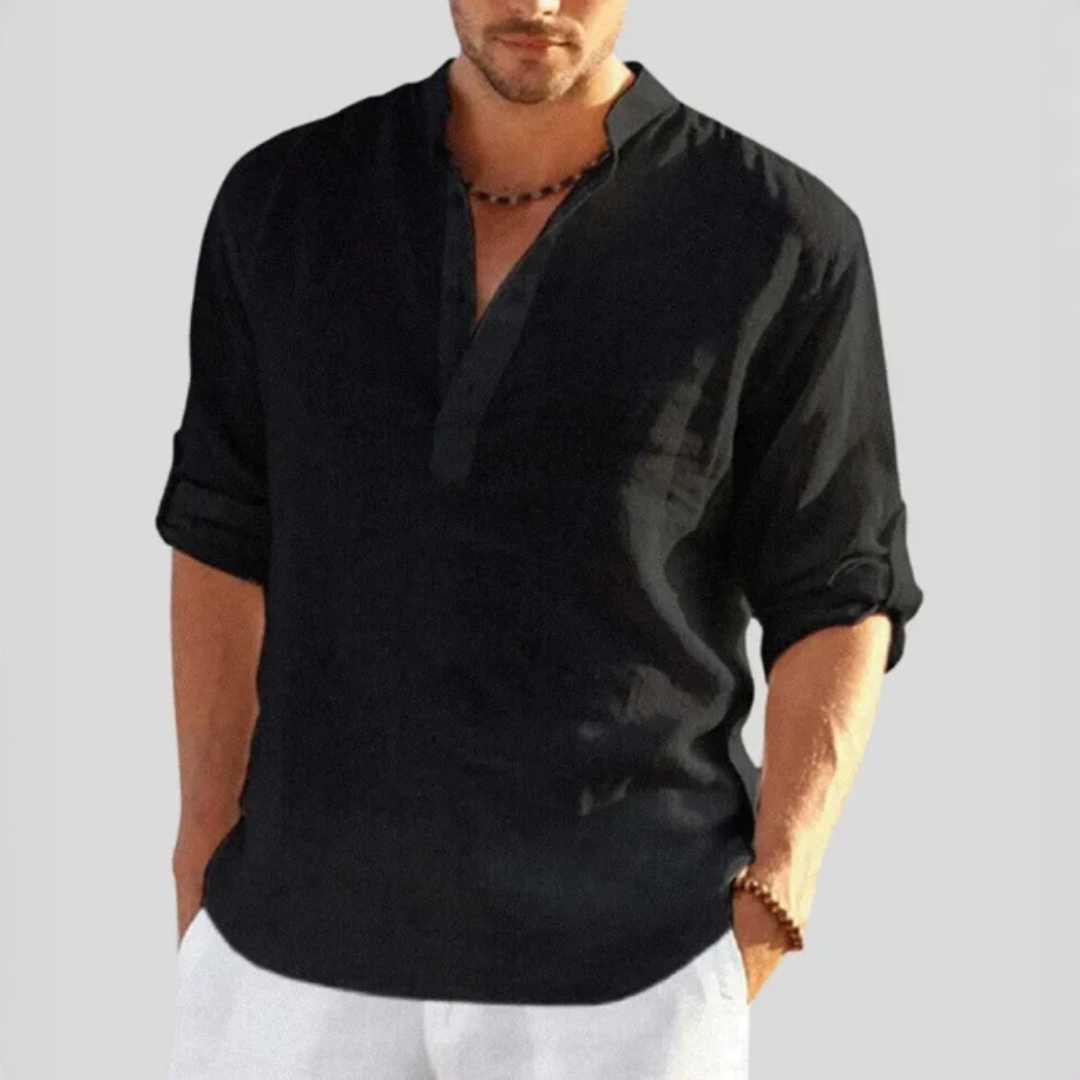 John - Casual V-neck shirt