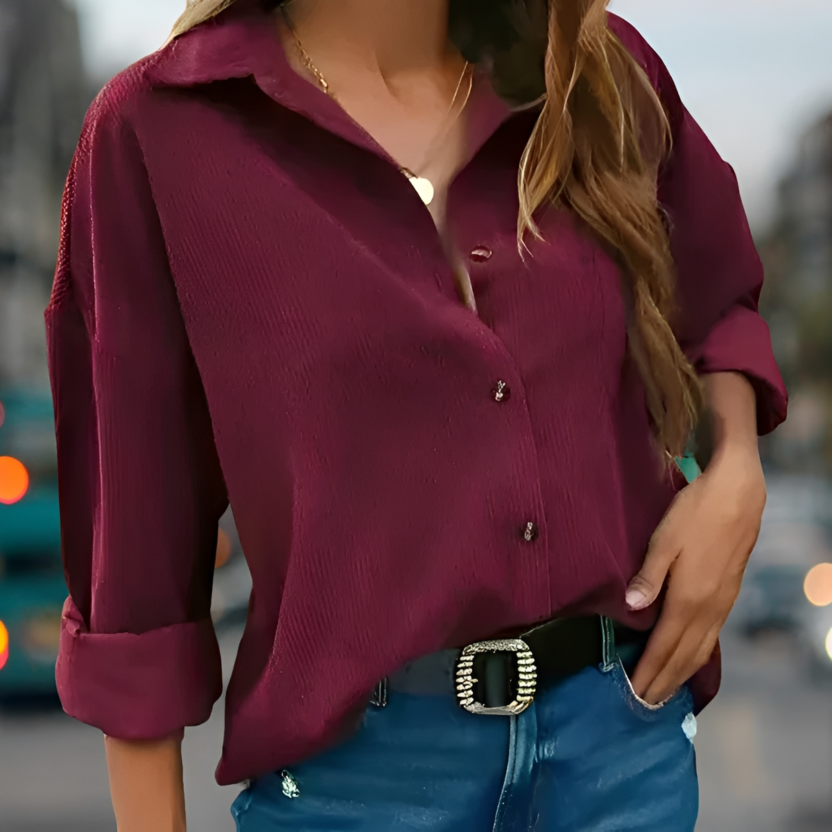 Wendela - Elegant blouse with loose fit