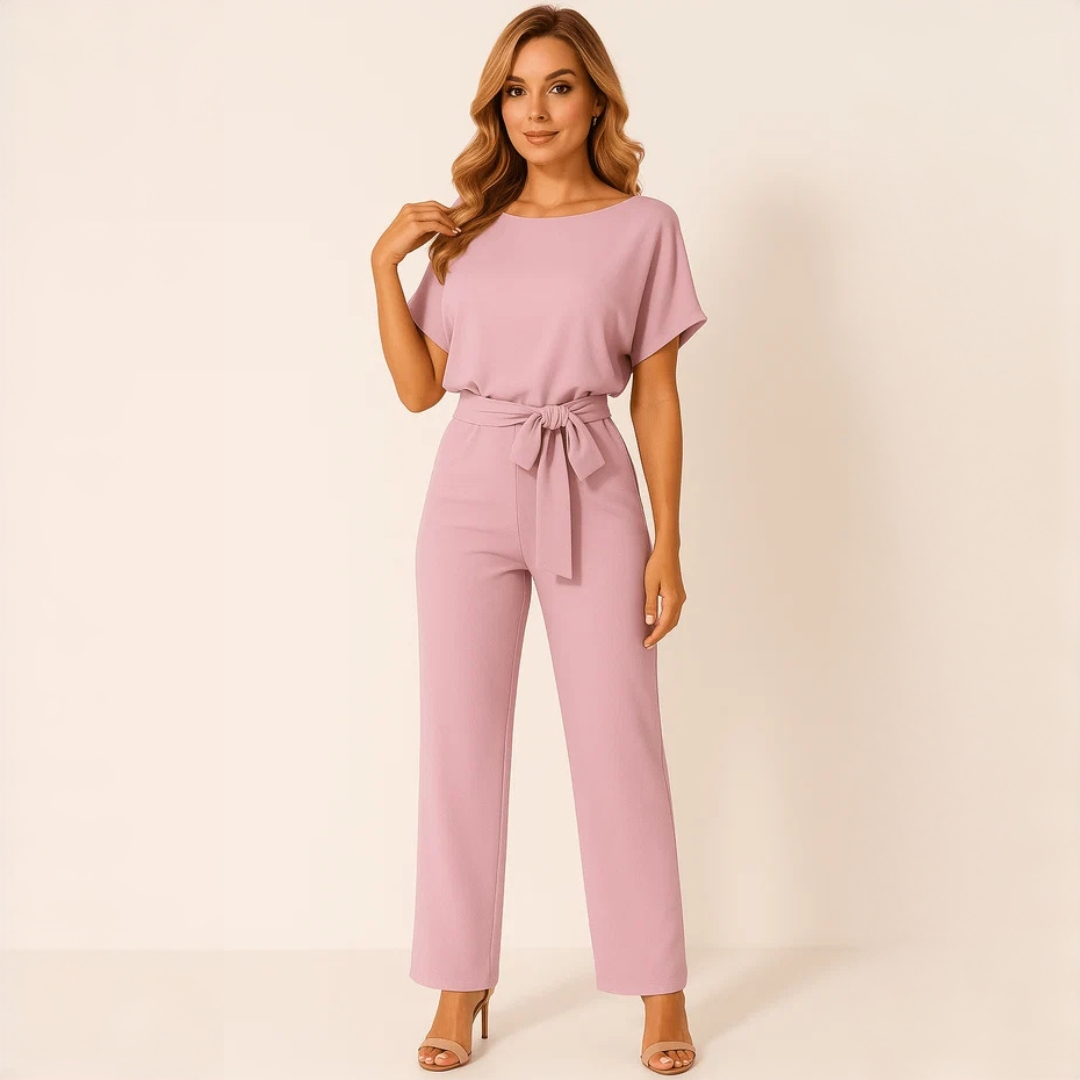 Nora - Elegant jumpsuit with belt