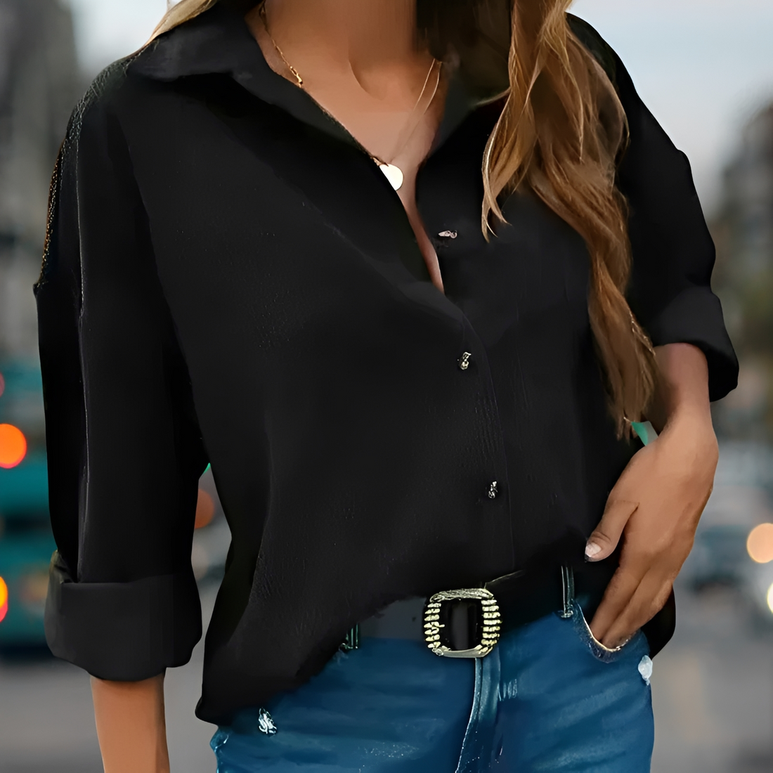 Wendela - Elegant blouse with loose fit