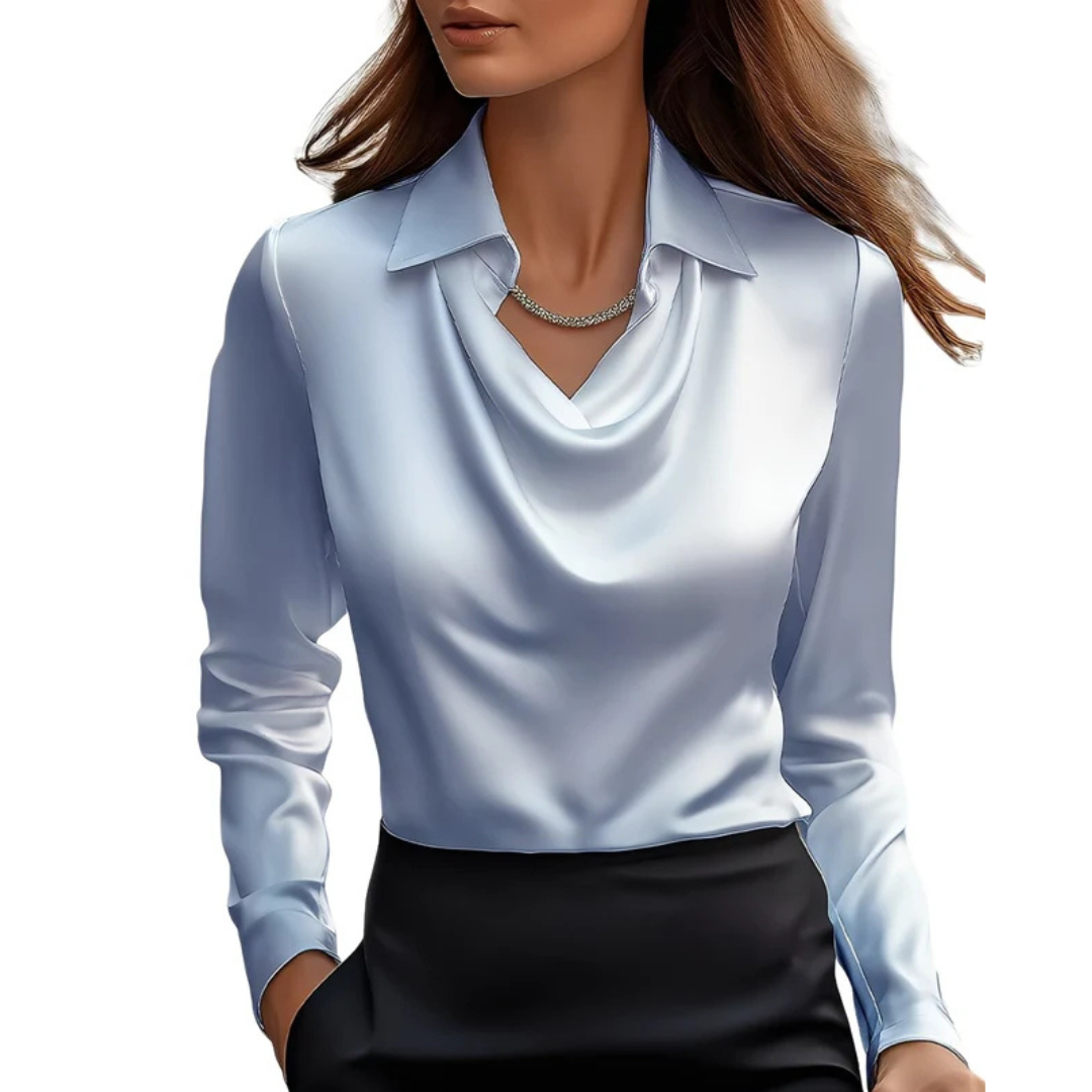Dionne - Comfortable Long Sleeve Blouse