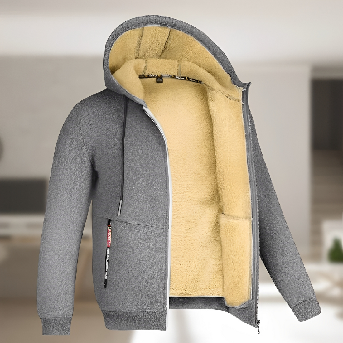 Andrew - Cozy jacket with hood