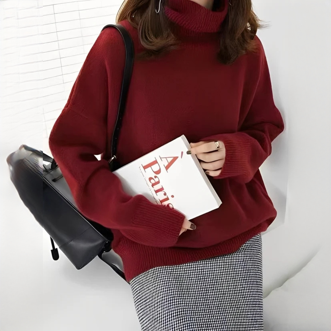 Adrienne - Stylish and warm turtleneck sweater