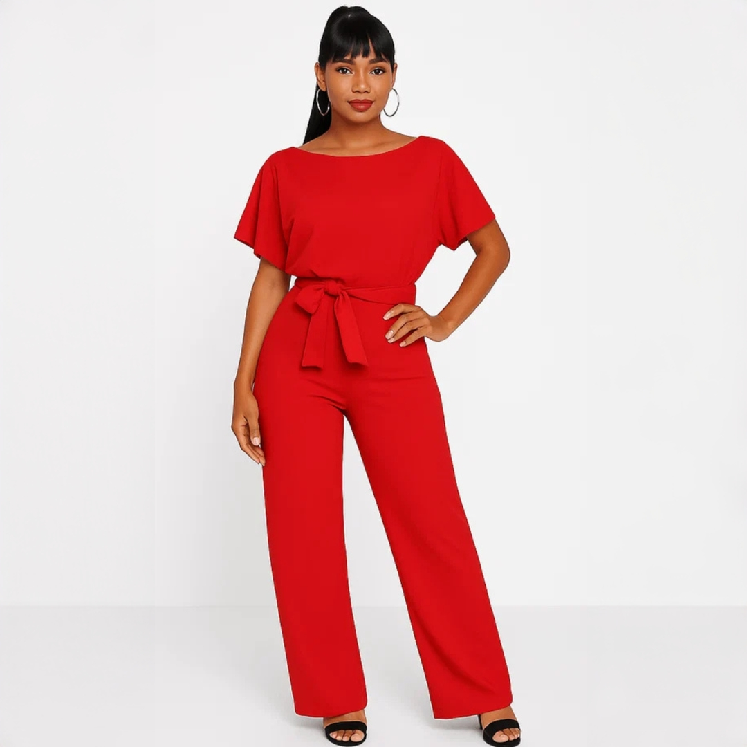 Nora - Elegant jumpsuit with belt