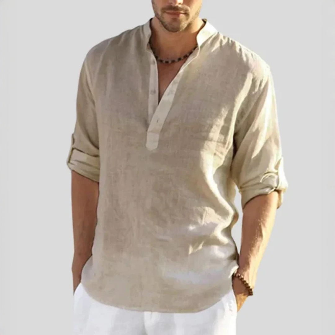 John - Casual V-neck shirt
