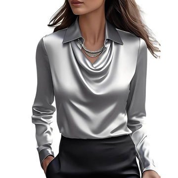 Dionne - Comfortable Long Sleeve Blouse