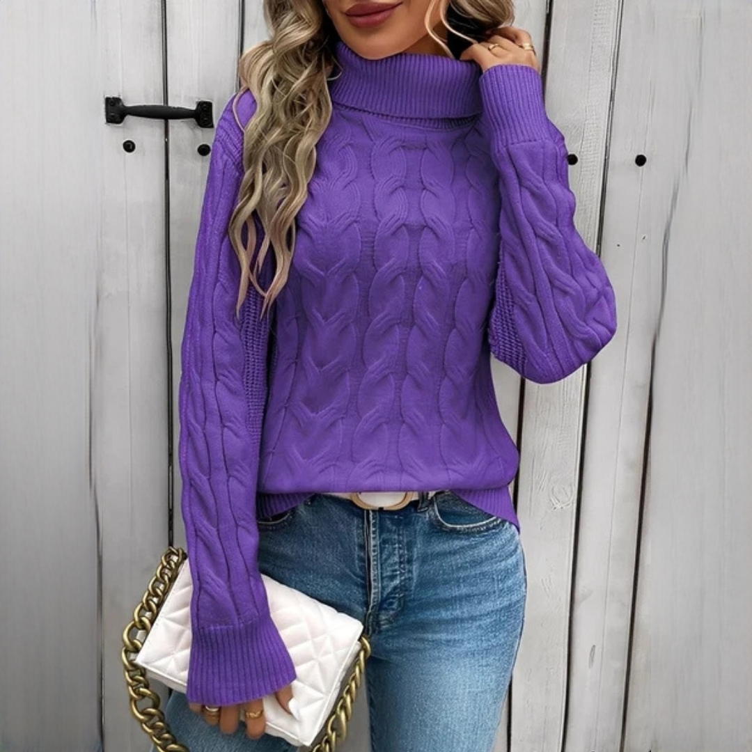 Amélie - Comfortable turtleneck sweater