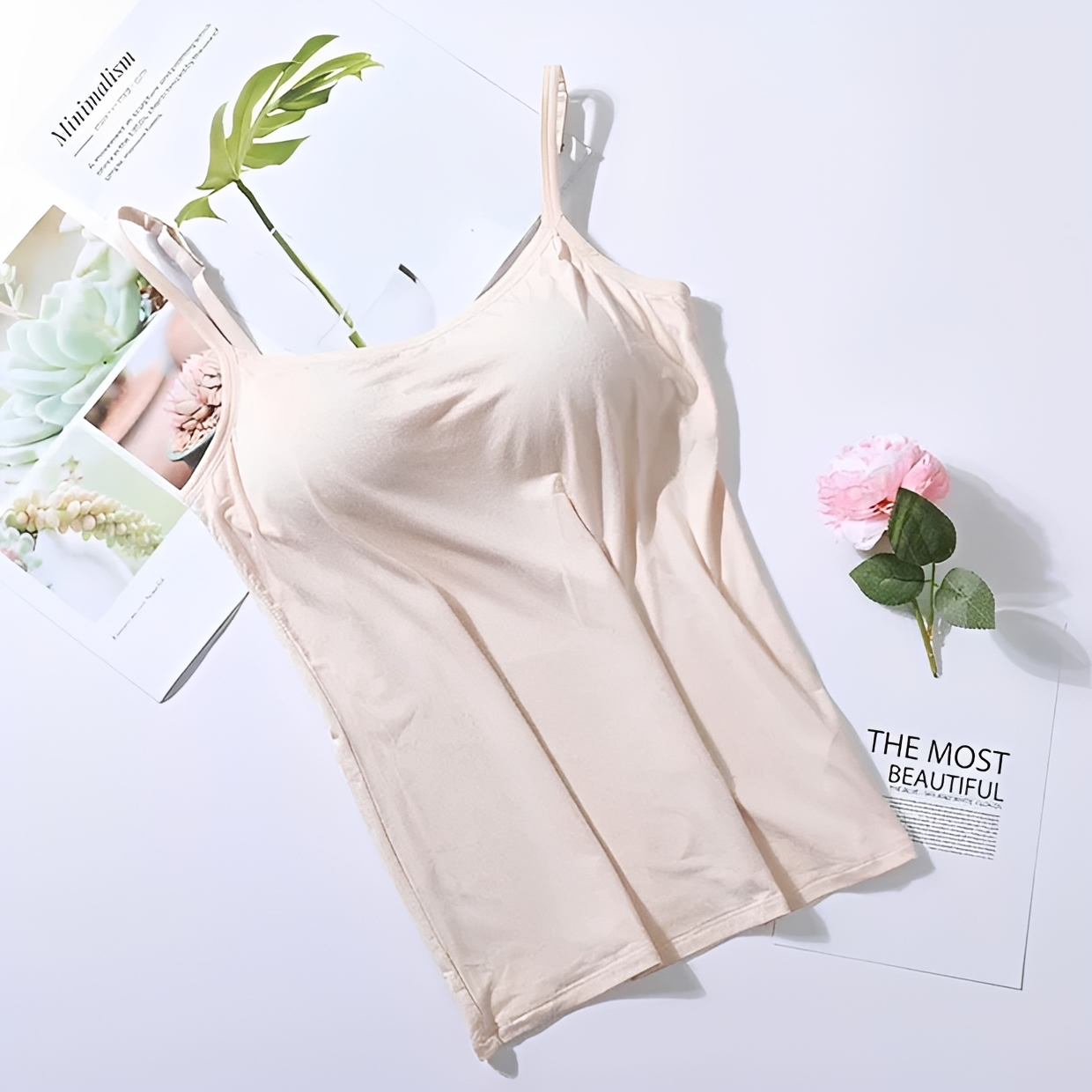 Selena - Elegant top with built-in bra