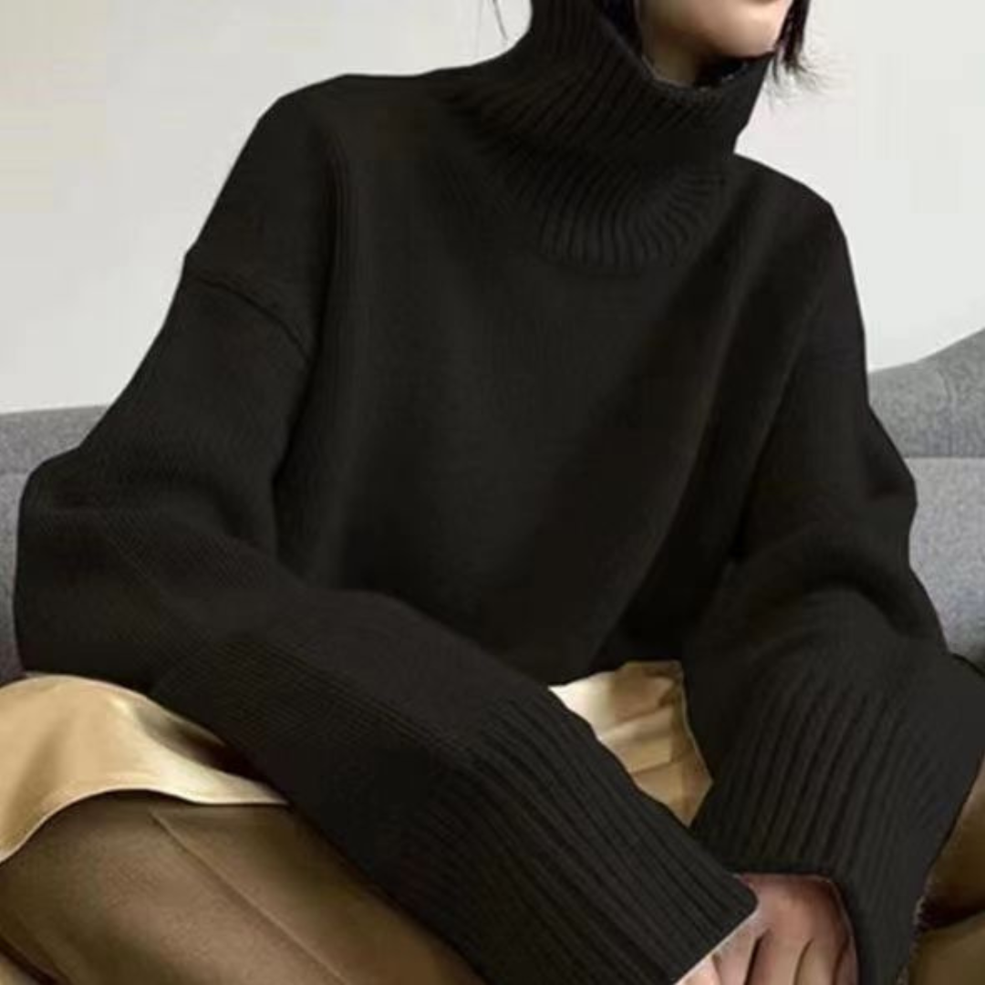 Adrienne - Stylish and warm turtleneck sweater