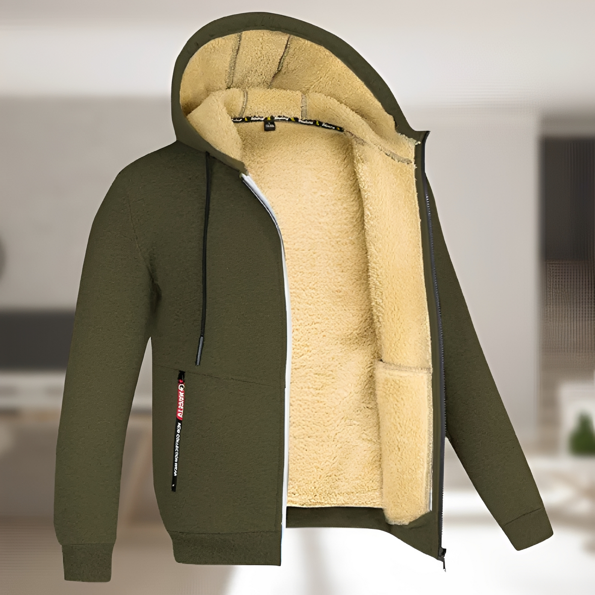 Andrew - Cozy jacket with hood