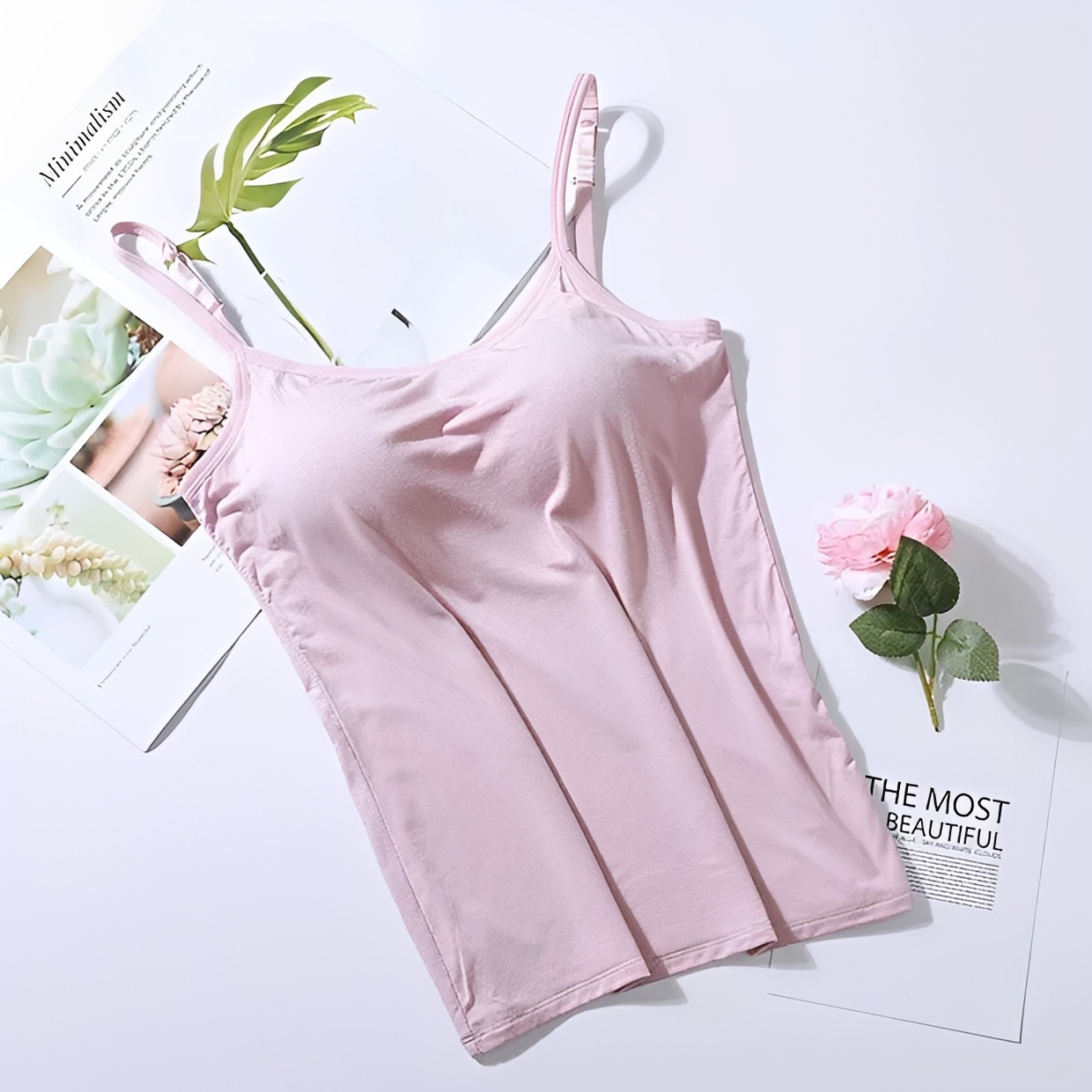 Selena - Elegant top with built-in bra