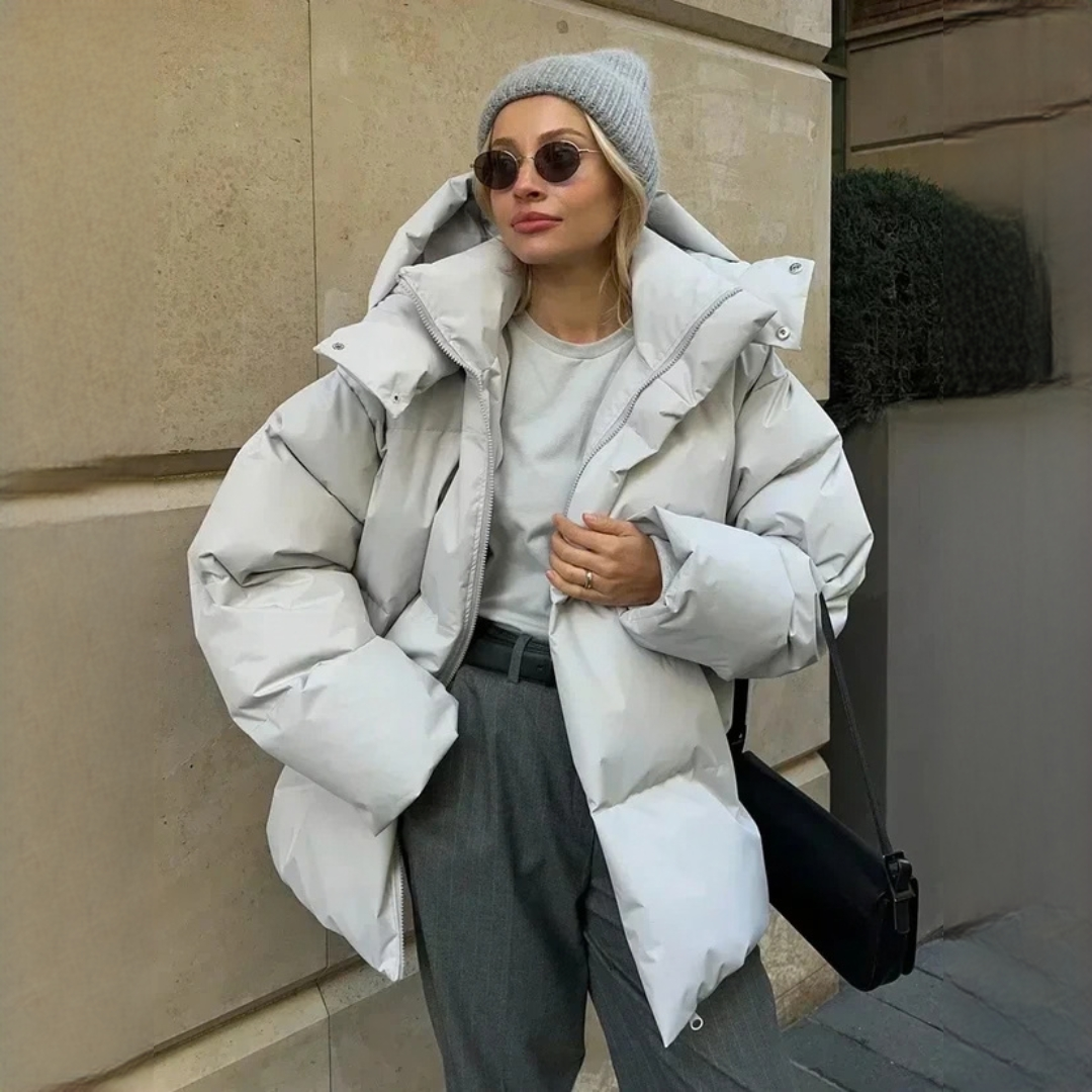 Marzia - Elegant and warm oversized jacket