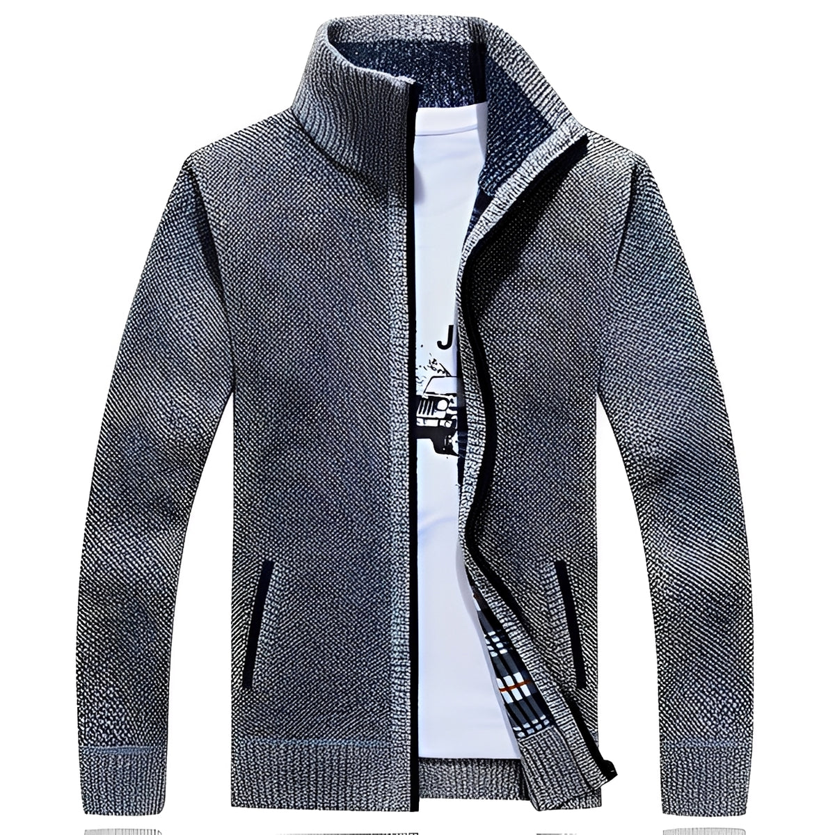 Iker - Cozy jacket with zipper