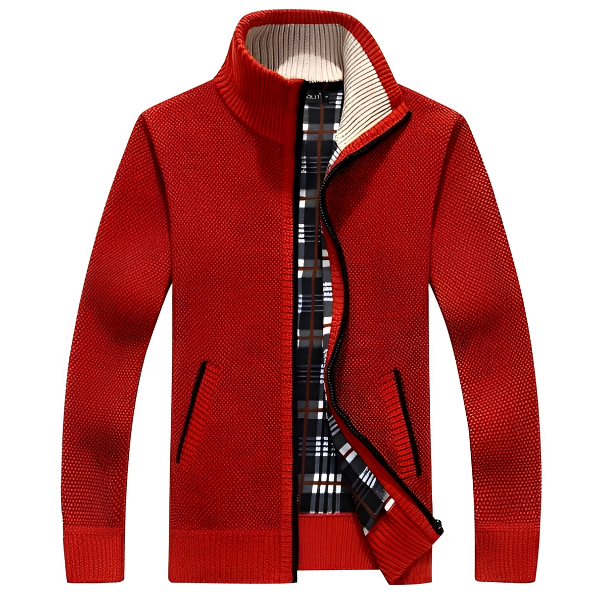 Iker - Cozy jacket with zipper