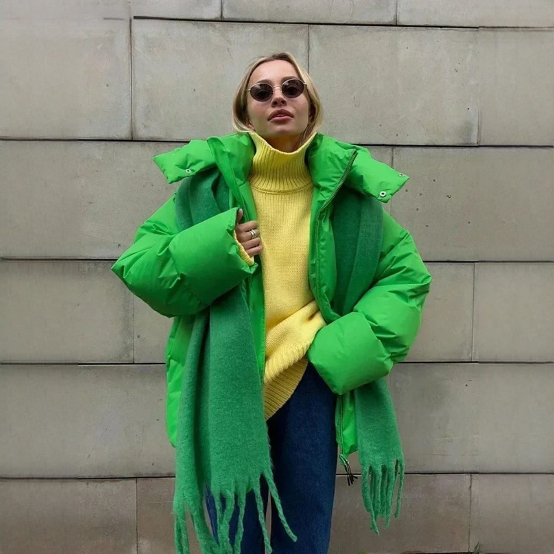 Marzia - Elegant and warm oversized jacket