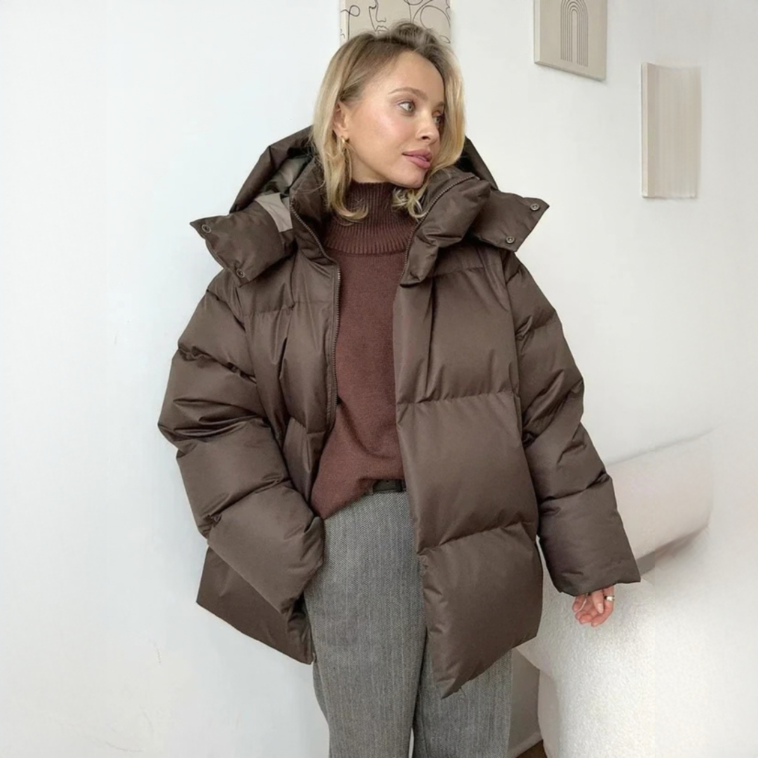 Marzia - Elegant and warm oversized jacket
