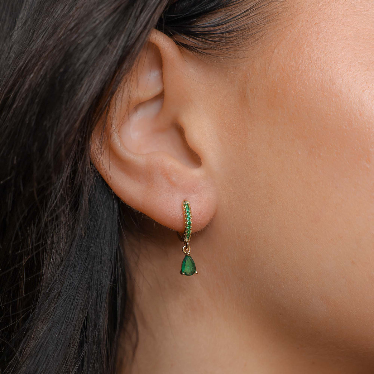 Aurora – Earrings with gemstones