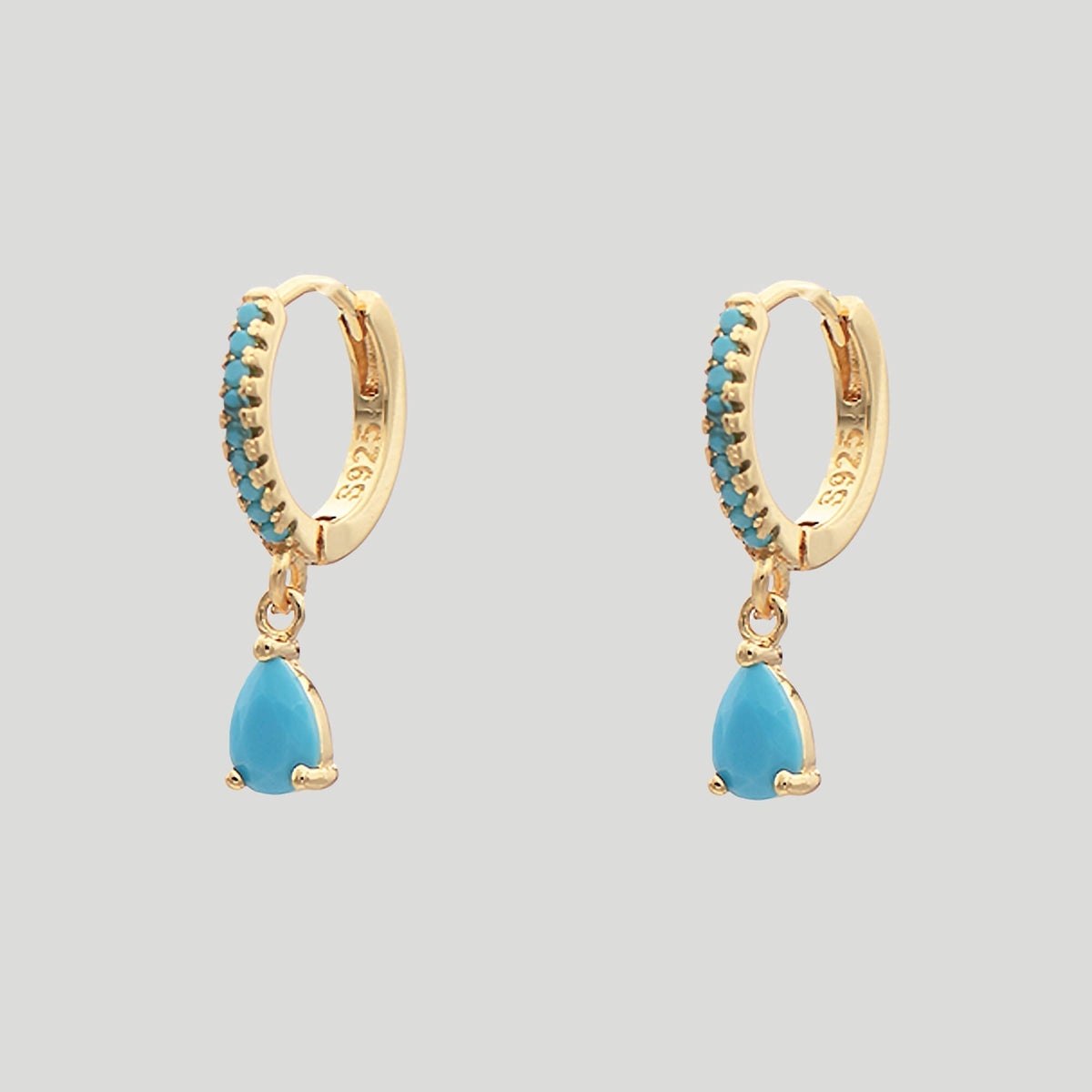 Aurora – Earrings with gemstones