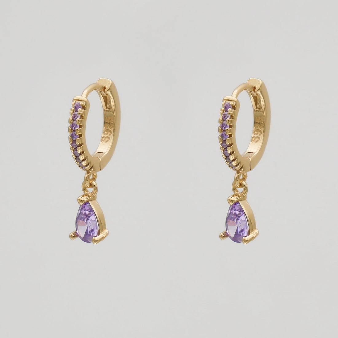 Aurora – Earrings with gemstones