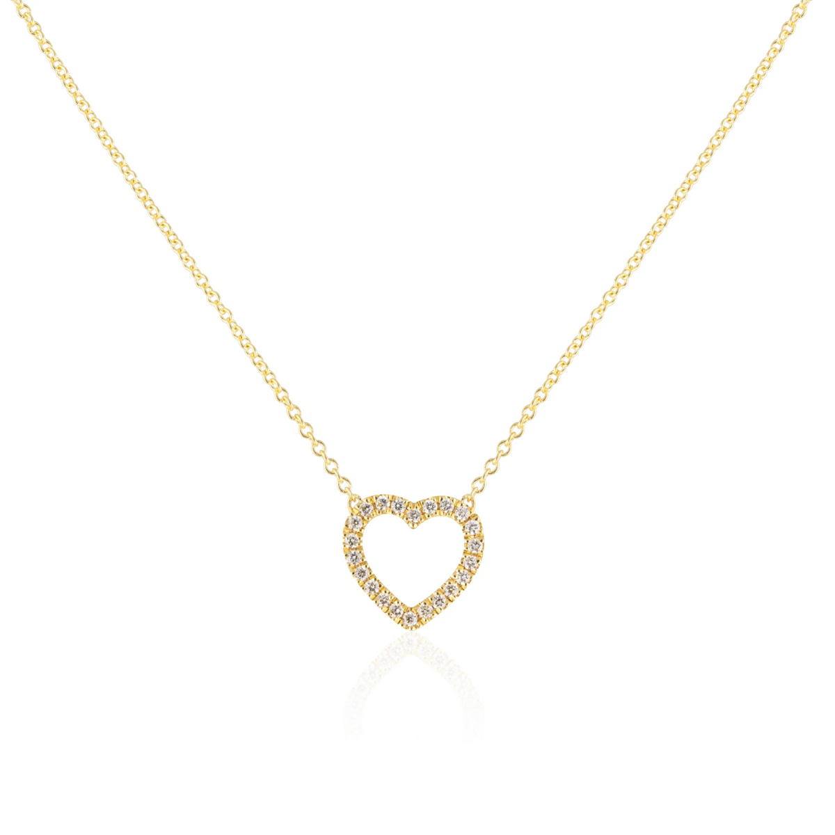 Small love necklace - Bright heart necklace