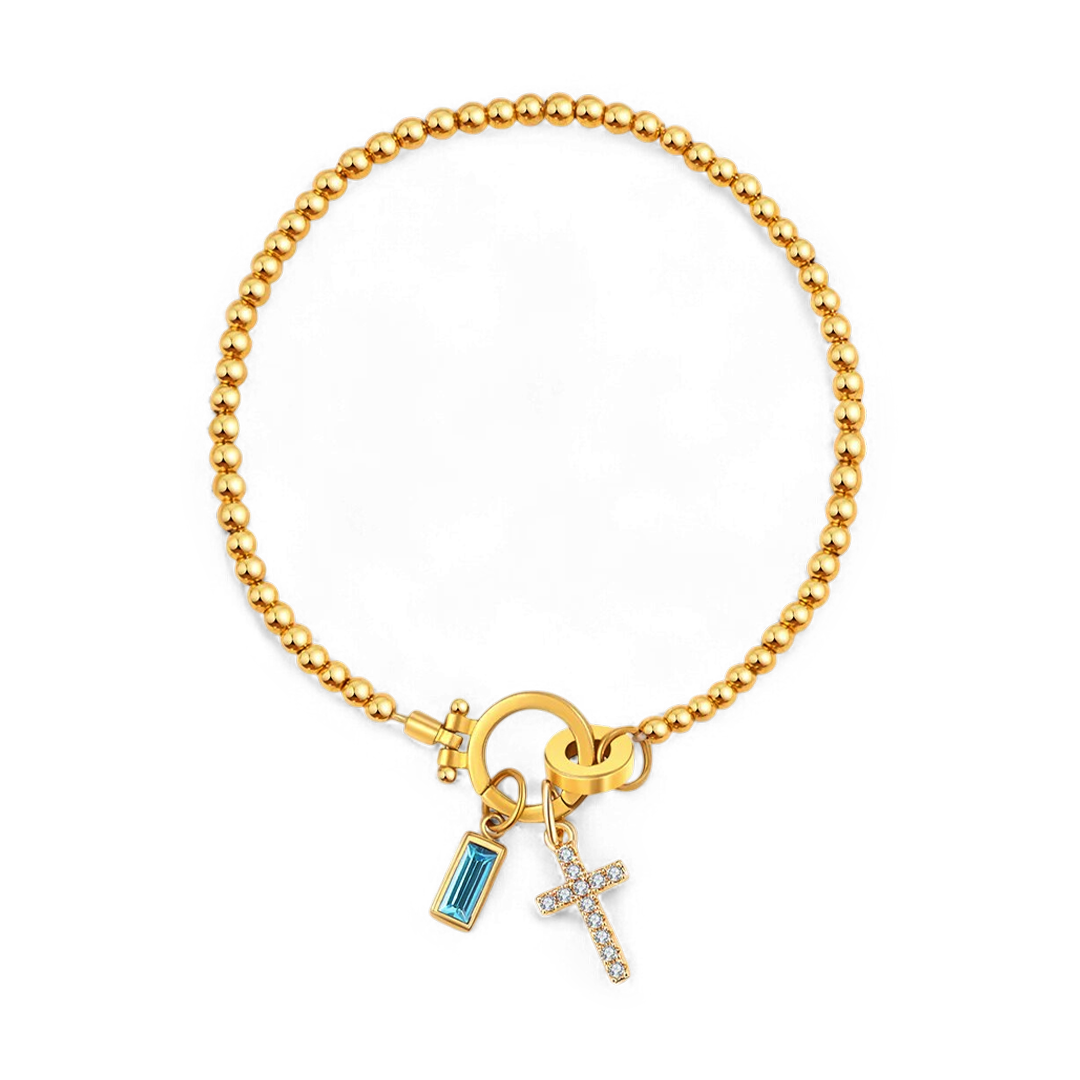 Eli – Bracelet with cross charm