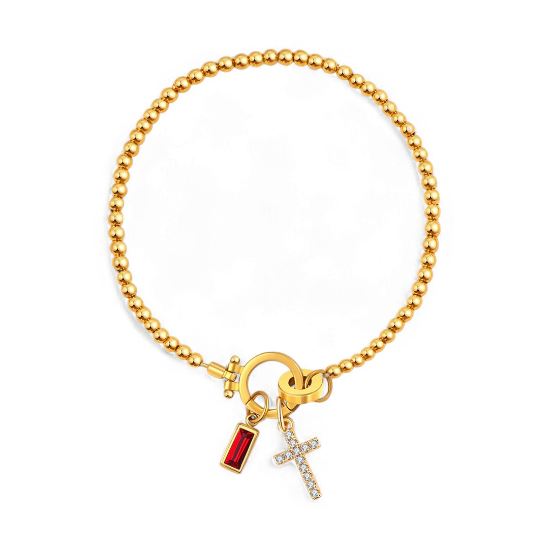Eli – Bracelet with cross charm