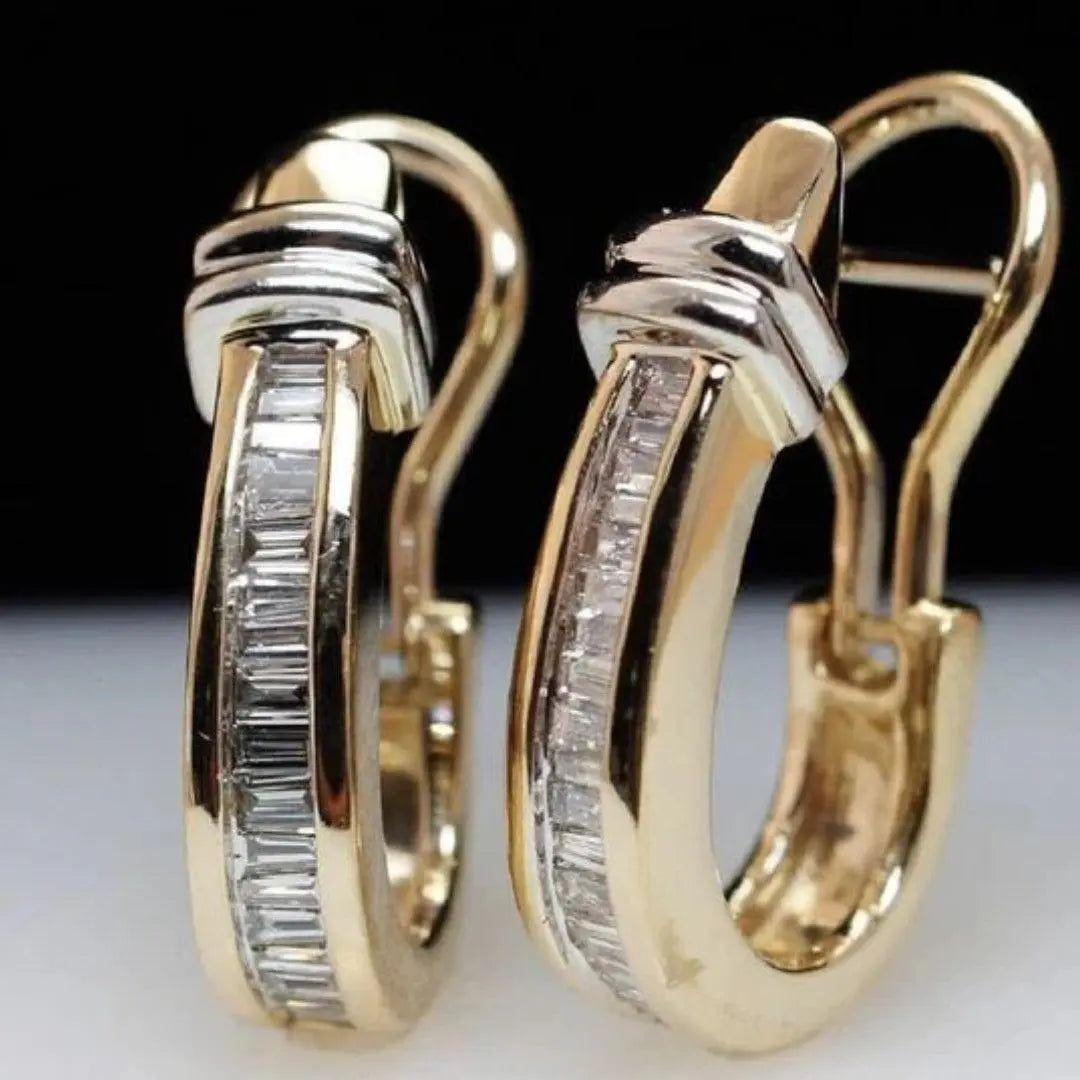 Refined Glow - Vintage Elegant Earrings