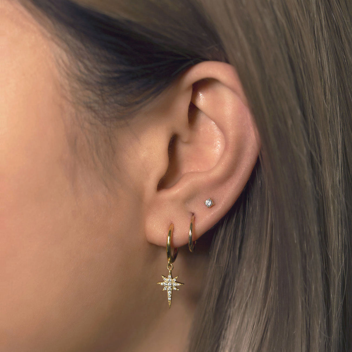 Classic Thin Huggie Hoops