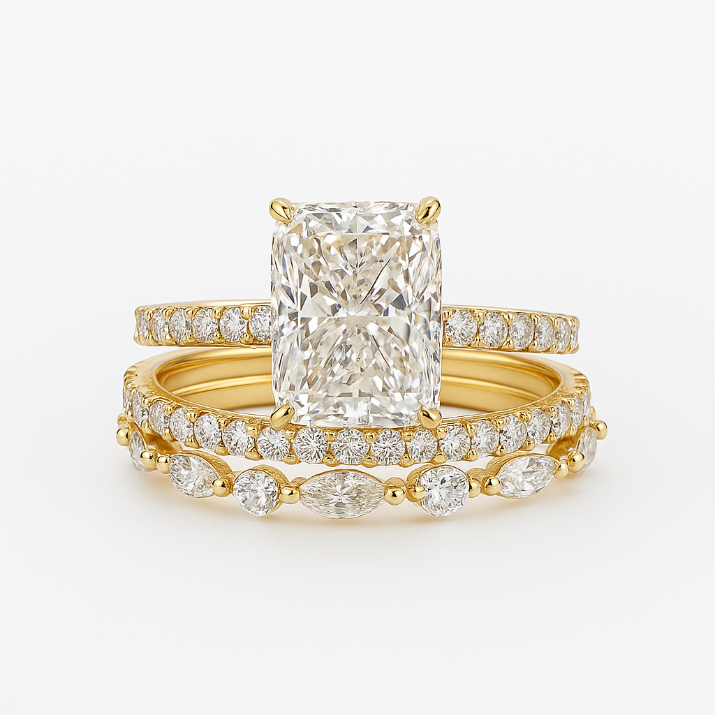 Jaily – Set of 3 Wedding Rings