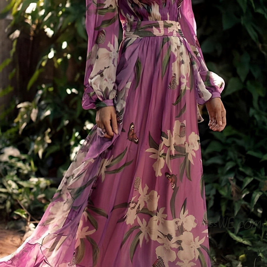 Theia - Light and airy floral dress