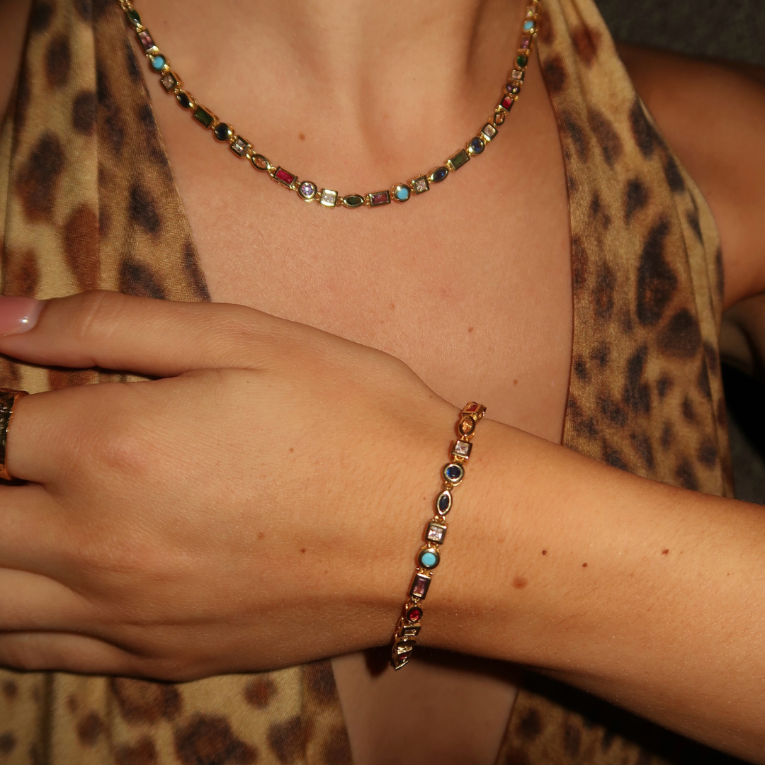 Nozomi – Colorful Crystal Bracelet